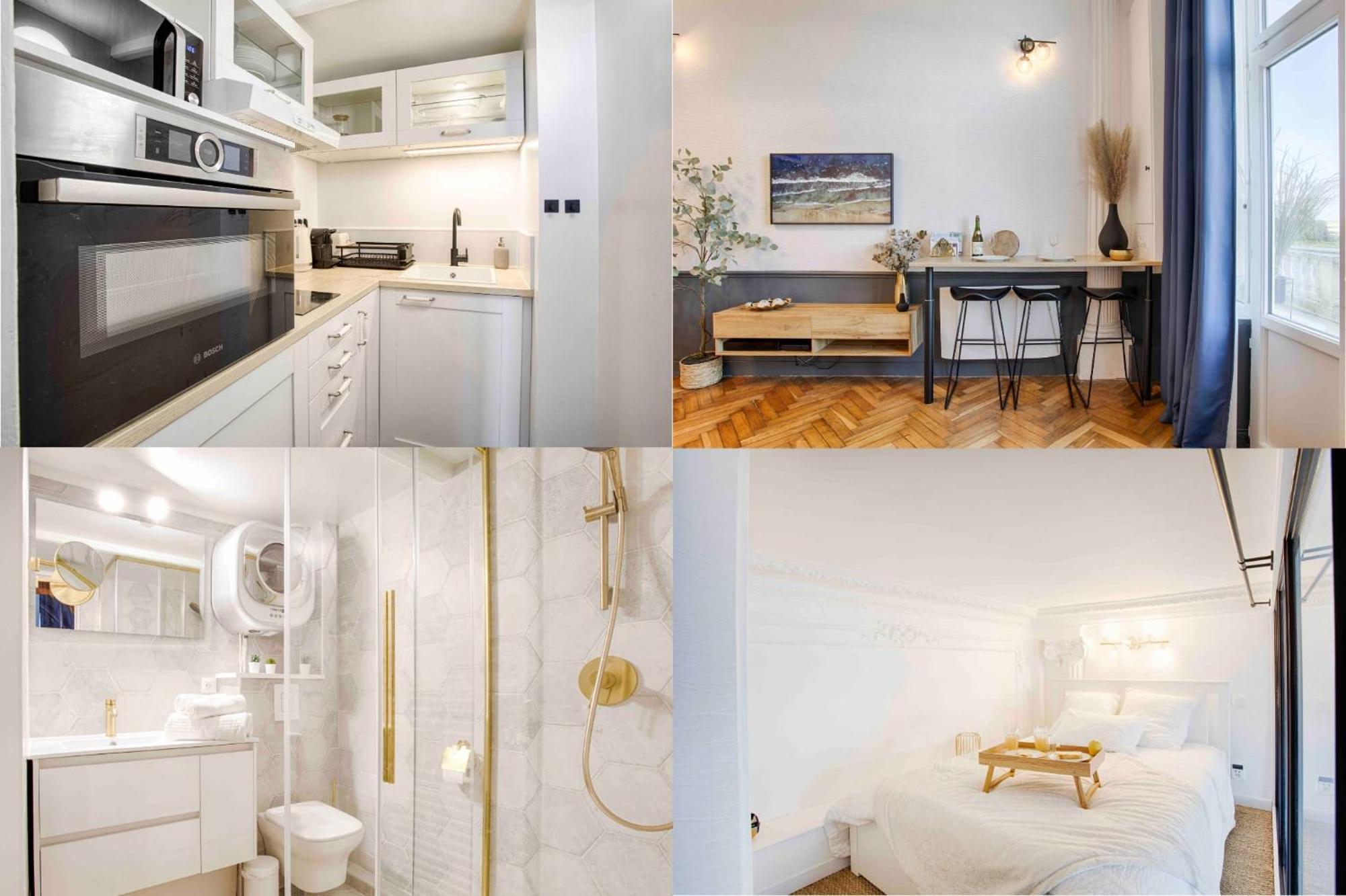 Welc'Home In Houlgate - Vue Et Acces Direct Sur Mer Exterior foto